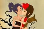 Halloween Girls Kissing Jeu Halloween Girls Kissing Jeu